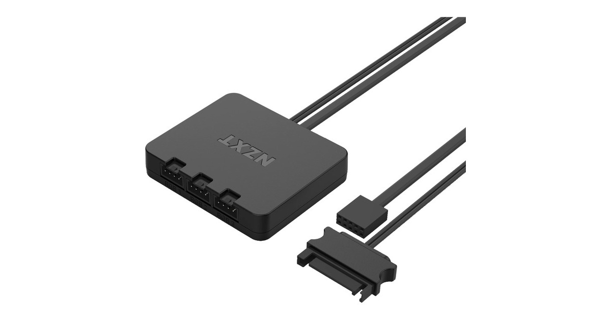 NZXT F120 RGB Core Triple Pack 120x120x26, Gehäuselüfter(weiß, 3er Pack, inkl. RGB-Controller)