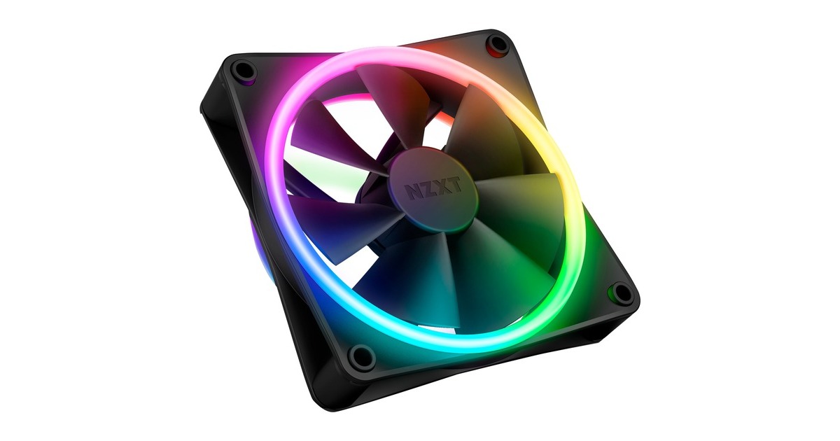 NZXT F120 RGB DUO Single 120x120x25, Gehäuselüfter(schwarz, Einzellüfter, ohne Controller) NZXT F120 RGB DUO Single 120x120x25, Gehäuselüfter(schwarz, Einzellüfter, ohne Controller)