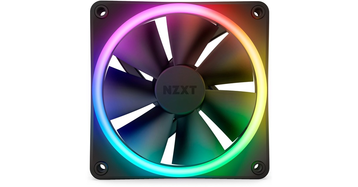 NZXT F120 RGB DUO Single 120x120x25, Gehäuselüfter(schwarz, Einzellüfter, ohne Controller)