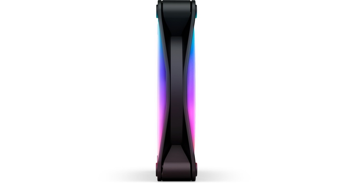 NZXT F120 RGB DUO Single 120x120x25, Gehäuselüfter(schwarz, Einzellüfter, ohne Controller)