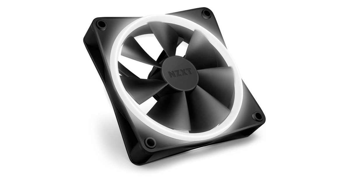 NZXT F120 RGB DUO Single 120x120x25, Gehäuselüfter(schwarz, Einzellüfter, ohne Controller)