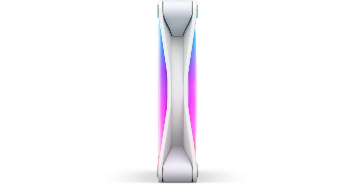 NZXT F120 RGB DUO Single 120x120x25, Gehäuselüfter(weiß, Einzellüfter, ohne Controller)