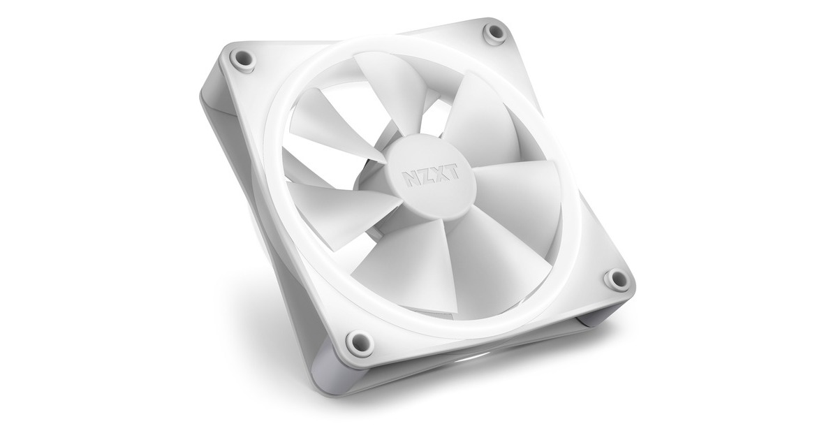 NZXT F120 RGB DUO Single 120x120x25, Gehäuselüfter(weiß, Einzellüfter, ohne Controller)