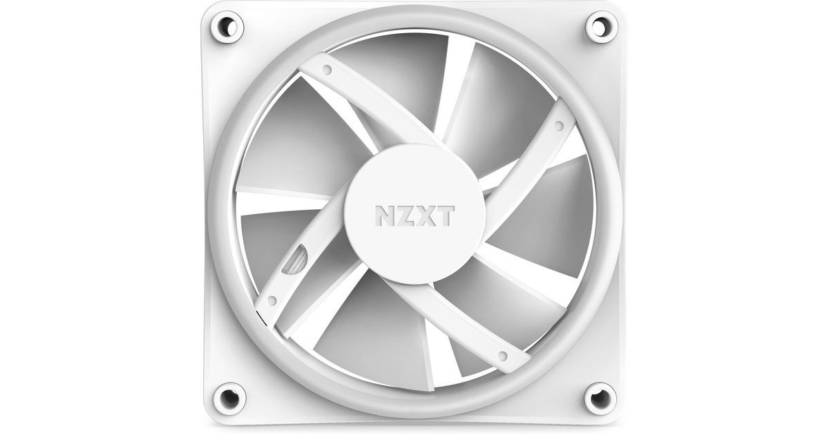 NZXT F120 RGB DUO Single 120x120x25, Gehäuselüfter(weiß, Einzellüfter, ohne Controller)