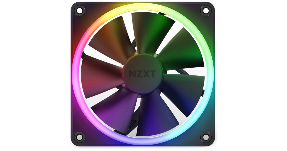 NZXT F120 RGB Single 120x120x26, Gehäuselüfter(schwarz, Einzellüfter, ohne Controller)