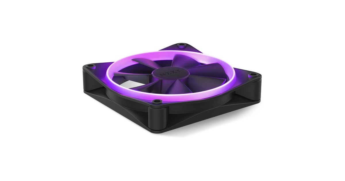 NZXT F120 RGB Single 120x120x26, Gehäuselüfter(schwarz, Einzellüfter, ohne Controller)