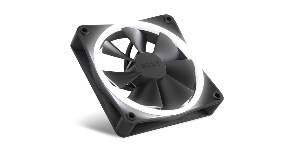 NZXT F120 RGB Single 120x120x26, Gehäuselüfter(schwarz, Einzellüfter, ohne Controller)