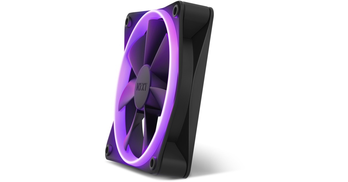 NZXT F120 RGB Single 120x120x26, Gehäuselüfter(schwarz, Einzellüfter, ohne Controller)
