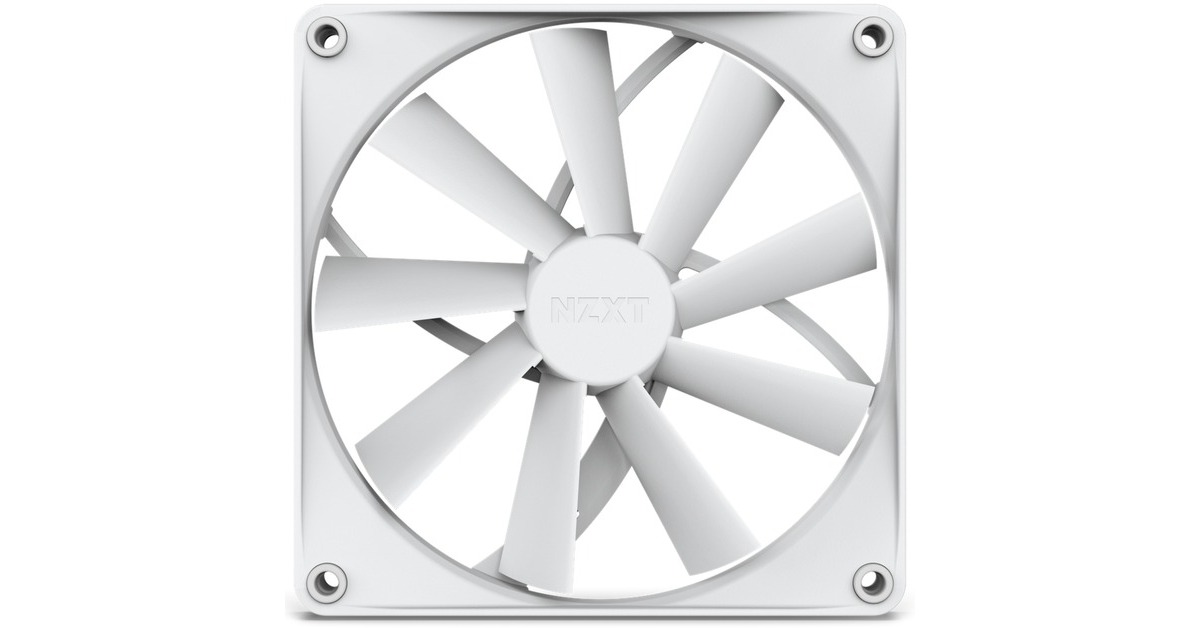 NZXT F140Q Quiet Airflow 140x140x26, Gehäuselüfter(weiß)