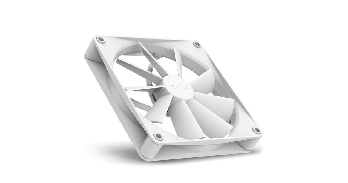NZXT F140Q Quiet Airflow 140x140x26, Gehäuselüfter(weiß)