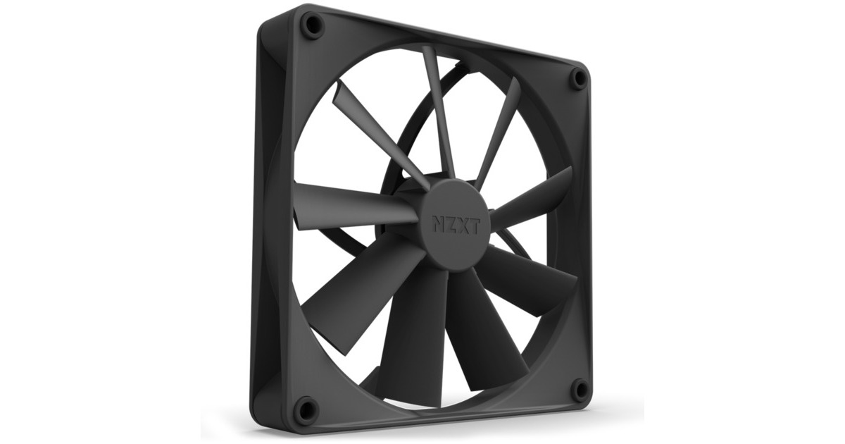 NZXT F140Q Quiet Airflow 140x140x26, Gehäuselüfter(schwarz) NZXT F140Q Quiet Airflow 140x140x26, Gehäuselüfter(schwarz)