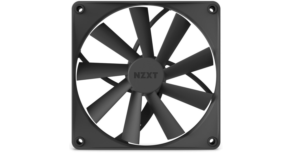 NZXT F140Q Quiet Airflow 140x140x26, Gehäuselüfter(schwarz)