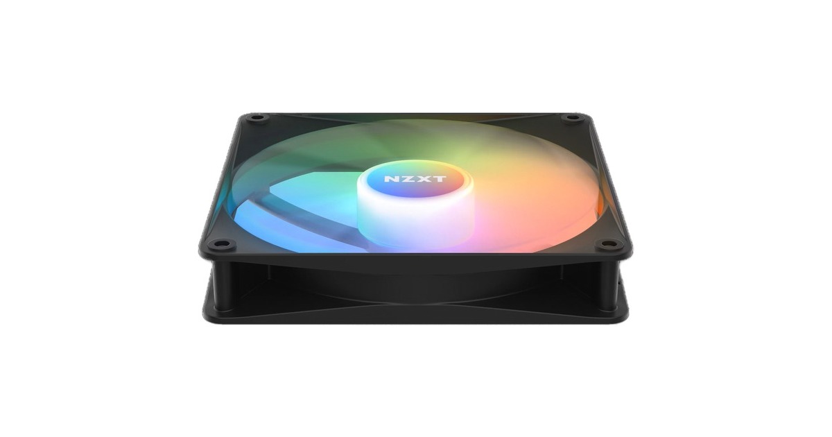 NZXT F140 RGB Core Single 140x140x26, Gehäuselüfter(schwarz, Einzellüfter, ohne Controller)