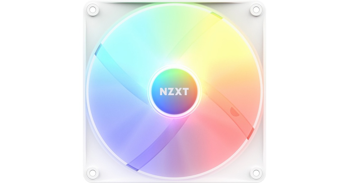 NZXT F140 RGB Core Twin Pack 140x140x26, Gehäuselüfter(weiß, 2er Pack, inkl. RGB-Controller)