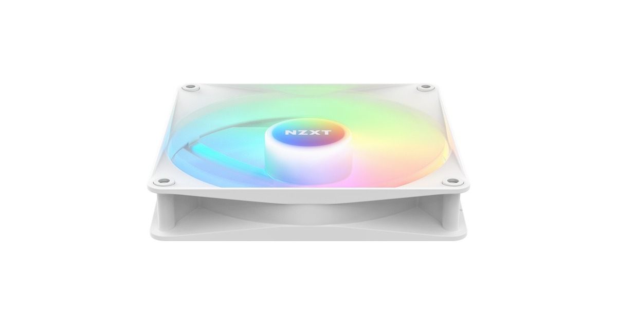 NZXT F140 RGB Core Twin Pack 140x140x26, Gehäuselüfter(weiß, 2er Pack, inkl. RGB-Controller)