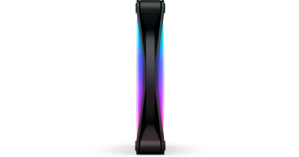 NZXT F140 RGB DUO Single 140x140x25, Gehäuselüfter(schwarz, Einzellüfter, ohne Controller)