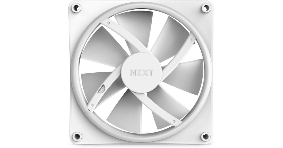 NZXT F140 RGB DUO Single 140x140x25, Gehäuselüfter(weiß, Einzellüfter, ohne Controller)