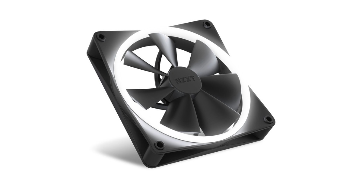 NZXT F140 RGB Single 140x140x26, Gehäuselüfter(schwarz, Einzellüfter, ohne Controller)