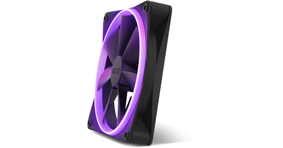 NZXT F140 RGB Single 140x140x26, Gehäuselüfter(schwarz, Einzellüfter, ohne Controller)