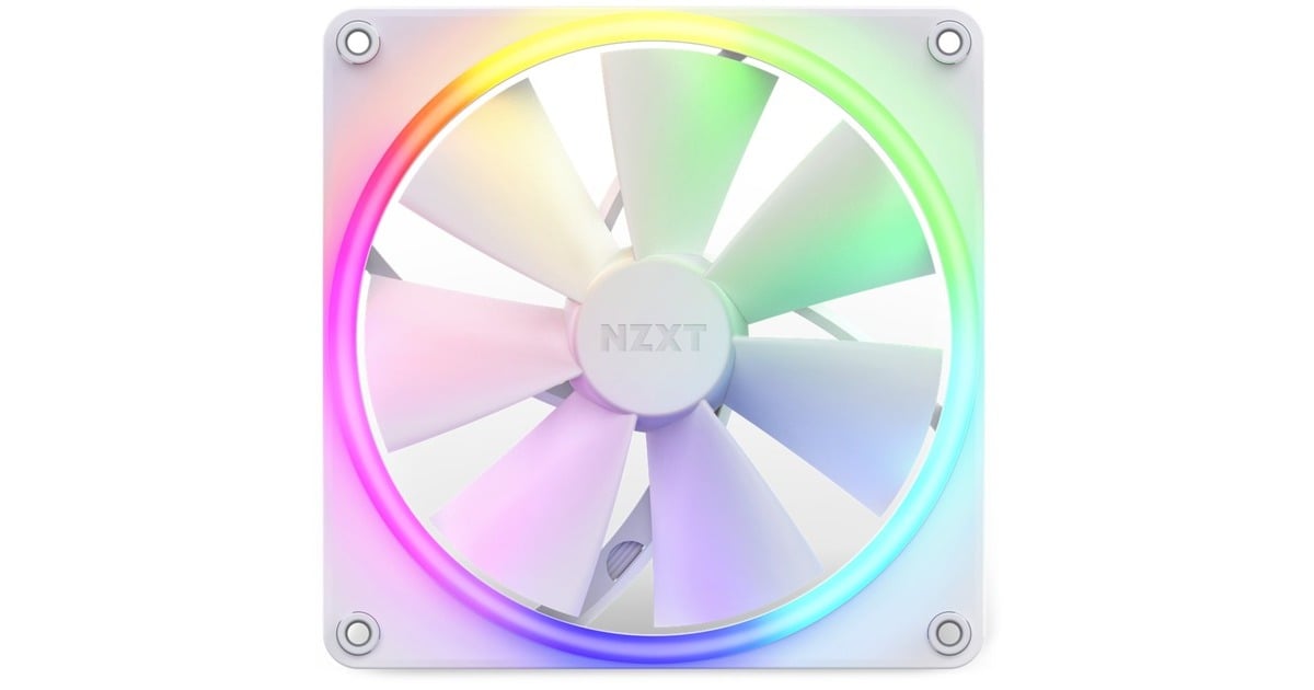 NZXT F140 RGB Single 140x140x26, Gehäuselüfter(weiß, Einzellüfter, ohne Controller, Outlet)