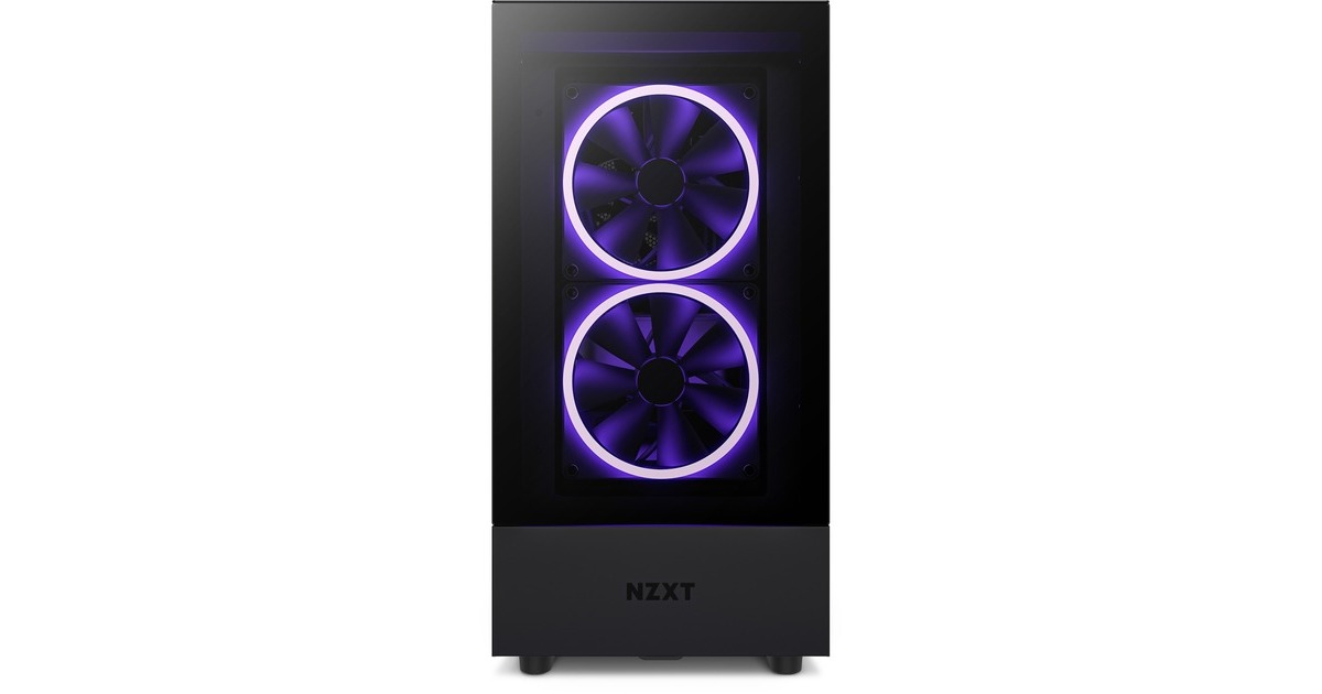 NZXT H5 Elite All Black, Tower-Gehäuse(schwarz, Tempered Glass)