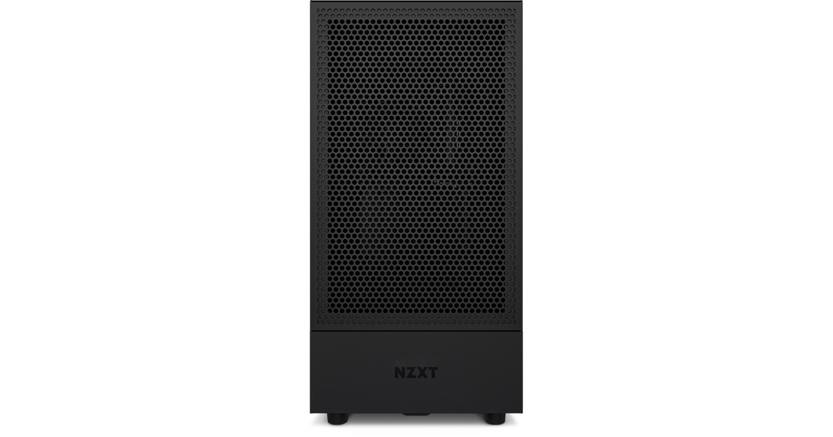 NZXT H5 Flow All Black, Tower-Gehäuse(schwarz (matt), Tempered Glass)