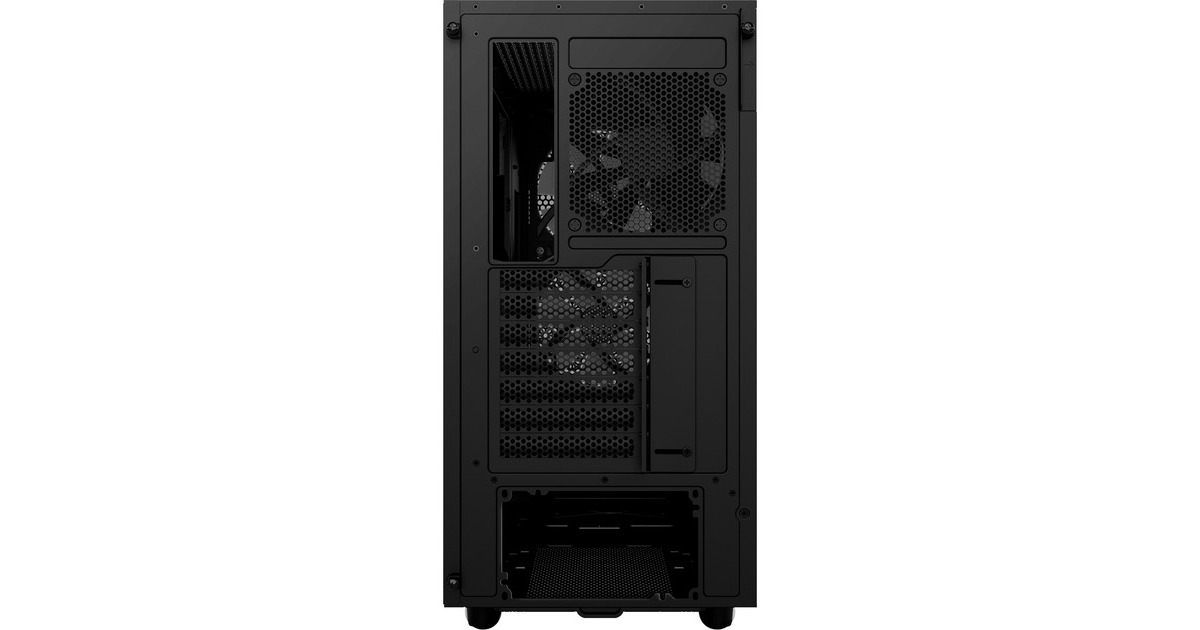 NZXT H5 Flow RGB All Black, Tower-Gehäuse(schwarz (matt),Tempered Glass)