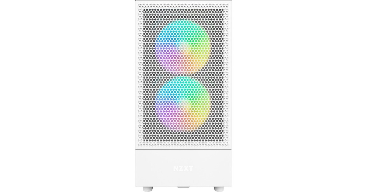 NZXT H5 Flow RGB All White, Tower-Gehäuse(weiß (matt),Tempered Glass)