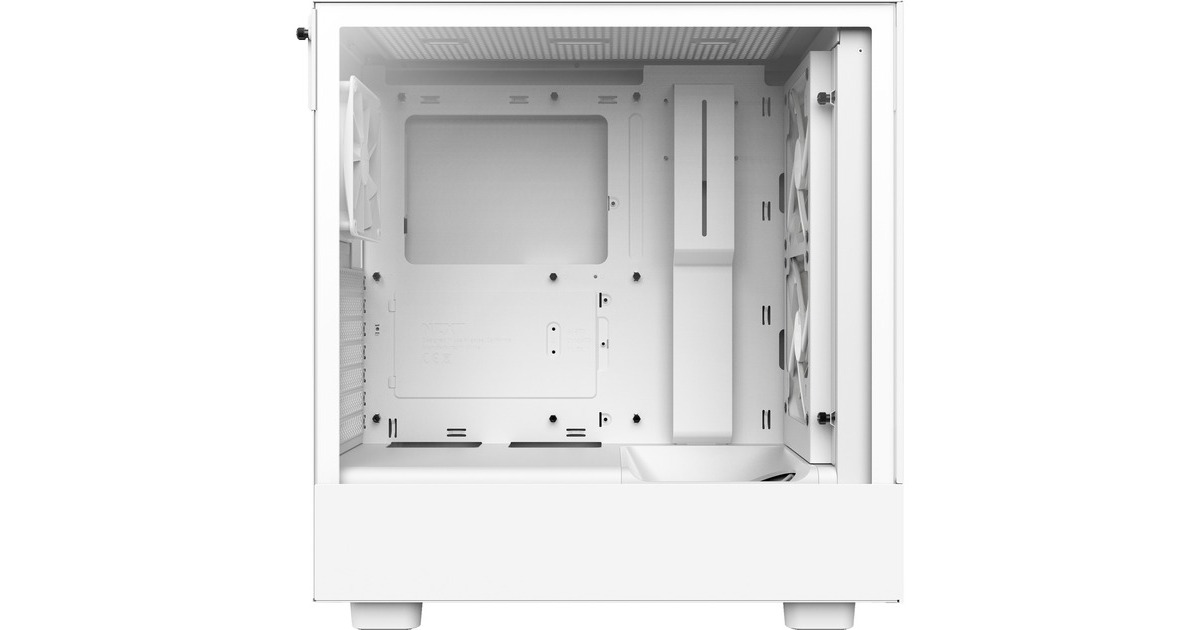 NZXT H5 Flow RGB All White, Tower-Gehäuse(weiß (matt),Tempered Glass)