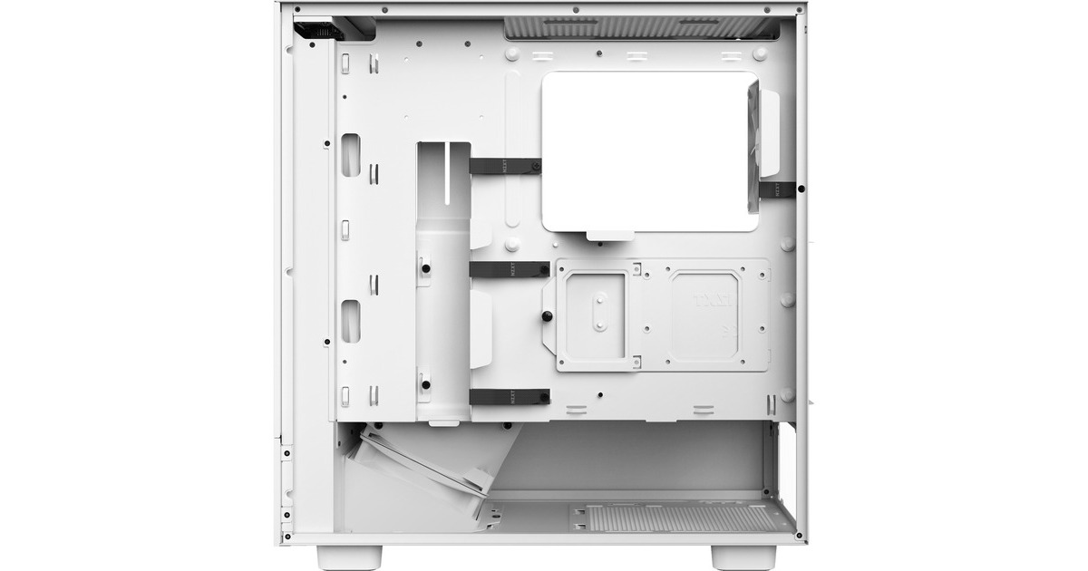 NZXT H5 Flow RGB All White, Tower-Gehäuse(weiß (matt),Tempered Glass)