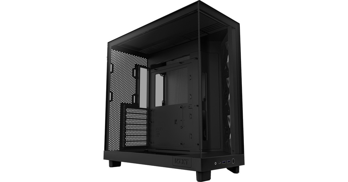 NZXT H6 Flow RGB, Tower-Gehäuse(schwarz, Tempered Glass)