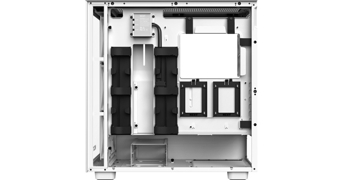 NZXT H7 Elite (2023) , Tower-Gehäuse(weiß (matt), Tempered Glass)
