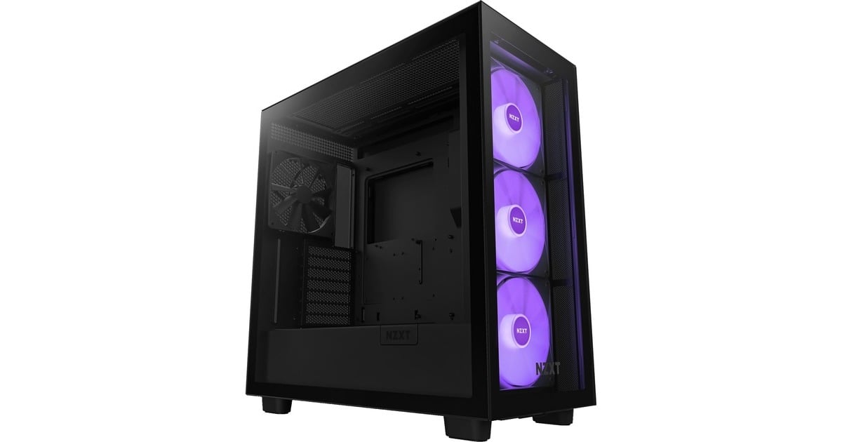NZXT H7 Elite (2023), Tower-Gehäuse(schwarz (matt), Tempered Glass)