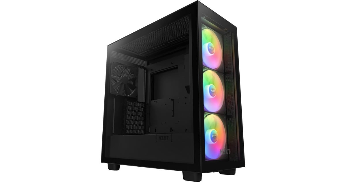 NZXT H7 Elite (2023), Tower-Gehäuse(schwarz (matt), Tempered Glass)