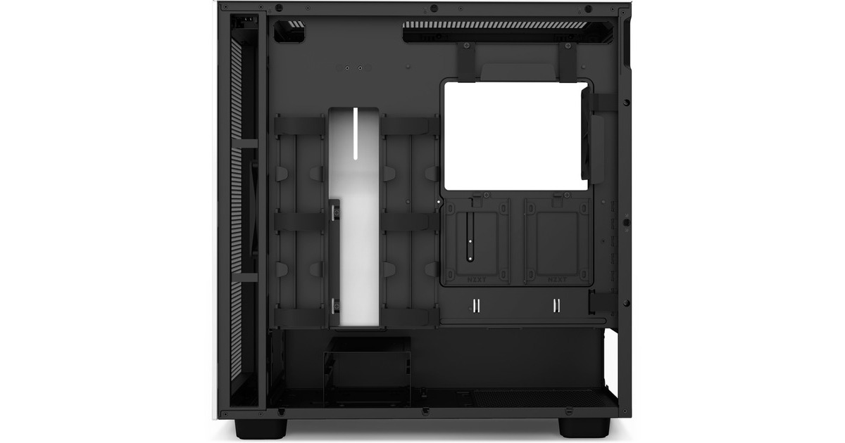 NZXT H7 Flow White&Black, Tower-Gehäuse(weiß/schwarz)
