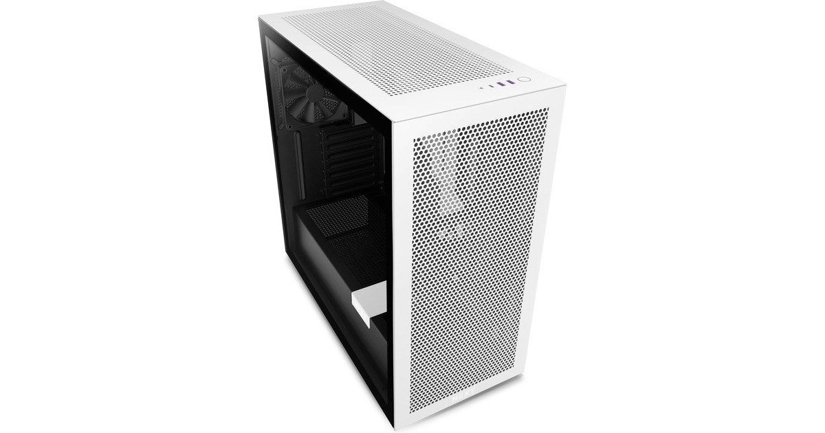 NZXT H7 Flow White&Black, Tower-Gehäuse(weiß/schwarz)