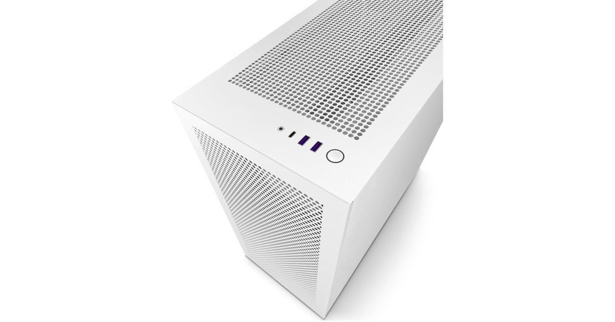 NZXT H7 Flow White&Black, Tower-Gehäuse(weiß/schwarz)