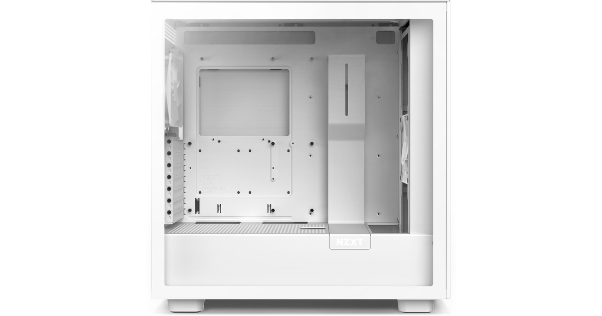 NZXT H7 Flow White, Tower-Gehäuse(weiß (matt), Tempered Glass)