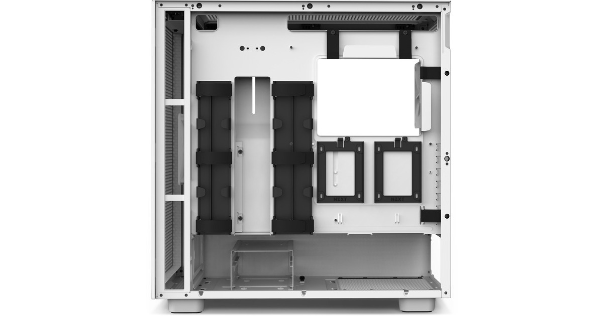 NZXT H7 Flow White, Tower-Gehäuse(weiß (matt), Tempered Glass)
