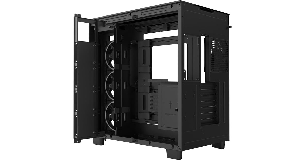 NZXT H9 Elite All Black, Tower-Gehäuse(schwarz, Tempered Glass, Outlet) NZXT H9 Elite All Black, Tower-Gehäuse(schwarz, Tempered Glass, Outlet)