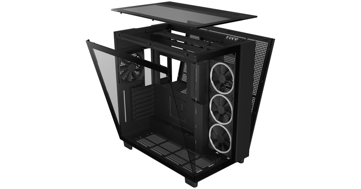 NZXT H9 Elite All Black, Tower-Gehäuse(schwarz, Tempered Glass, Outlet) NZXT H9 Elite All Black, Tower-Gehäuse(schwarz, Tempered Glass, Outlet)