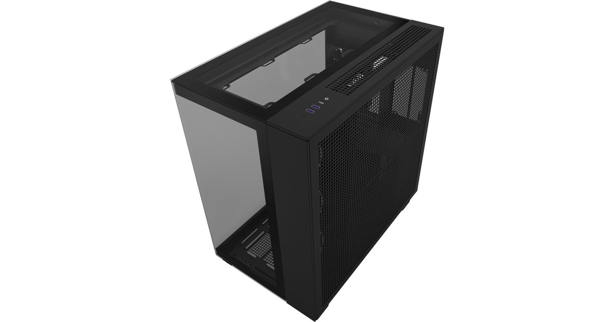 NZXT H9 Elite All Black, Tower-Gehäuse(schwarz, Tempered Glass)