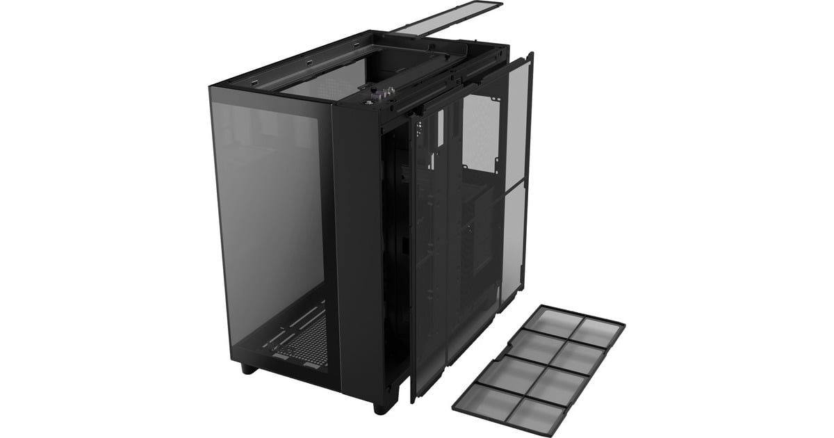 NZXT H9 Elite All Black, Tower-Gehäuse(schwarz, Tempered Glass, Outlet) NZXT H9 Elite All Black, Tower-Gehäuse(schwarz, Tempered Glass, Outlet)