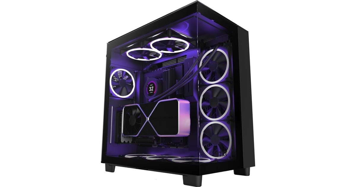 NZXT H9 Elite All Black, Tower-Gehäuse(schwarz, Tempered Glass, Outlet) NZXT H9 Elite All Black, Tower-Gehäuse(schwarz, Tempered Glass, Outlet)