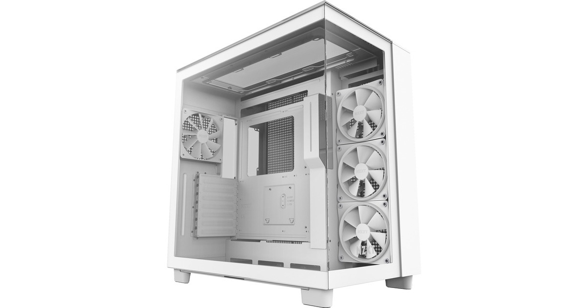 NZXT H9 Elite All White, Tower-Gehäuse(weiß, Tempered Glass) NZXT H9 Elite All White, Tower-Gehäuse(weiß, Tempered Glass)