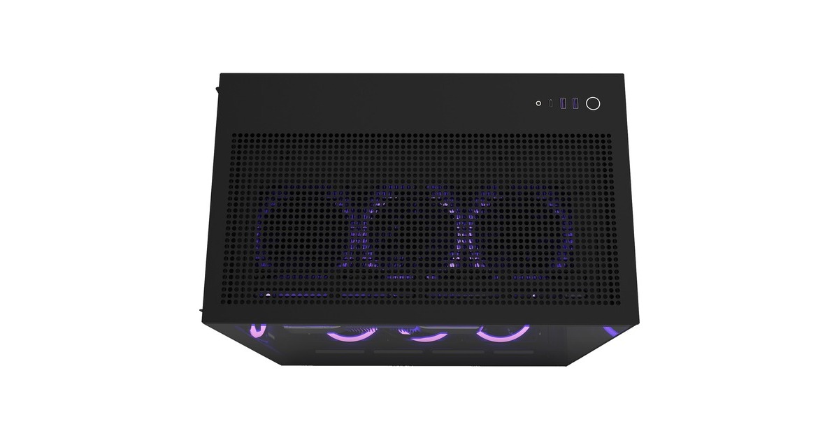 NZXT H9 Flow All Black, Tower-Gehäuse(schwarz, Tempered Glass)