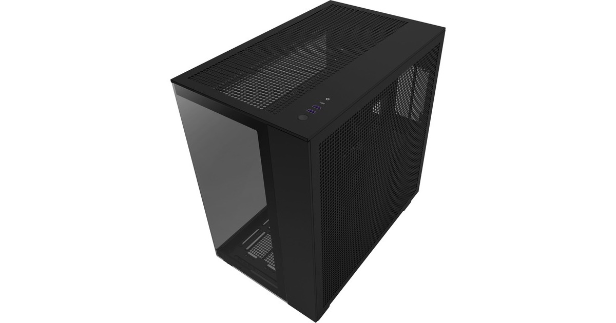 NZXT H9 Flow All Black, Tower-Gehäuse(schwarz, Tempered Glass)