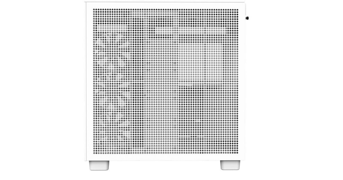 NZXT H9 Flow All White, Tower-Gehäuse(weiß, Tempered Glass)