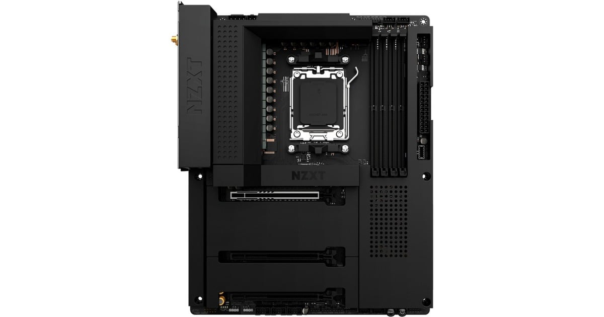NZXT N7 B650E Matte Black, Mainboard(schwarz)