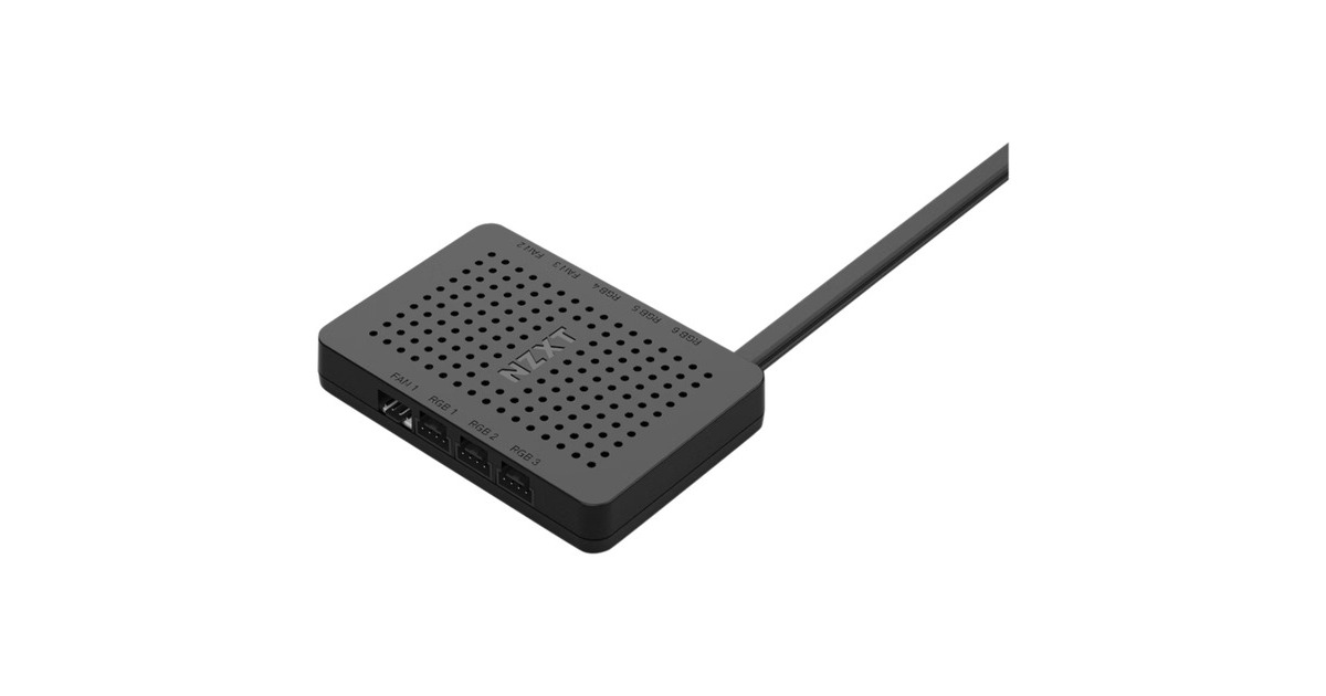 NZXT RGB- und Lüftersteuerung v2(schwarz, 6x RGB Kanäle, 3x Lüfterkanäle)